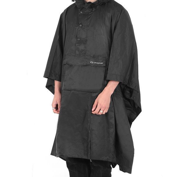 Lifeventure пончо Poncho black 62150 фото