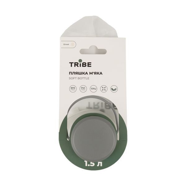 Пляшка Tribe Soft Bottle 1,5 л TPU м'яка T-FE-0024-crystal-white T-FE-0024-crystal-white фото