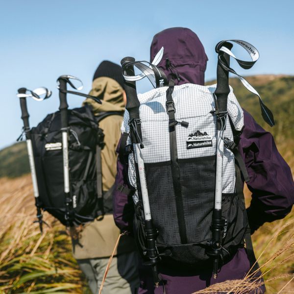 Трекінгова палиця 3-секційна Naturehike ST06 NH17D006-D, 66-135 см, біла 6927595798317 фото