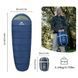 Спальник з капюшоном Naturehike MJ600 CNK2300SD014, темно-блакитний 6976507663977 фото 2