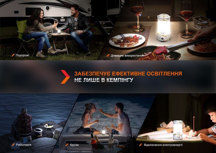 Ліхтар кемпінговий Fenix CL26R Pro, мармуровий білий CL26RPROWH фото