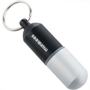 Munkees 3626 брелок Waterproof Capsule Medium black 3626-BK фото