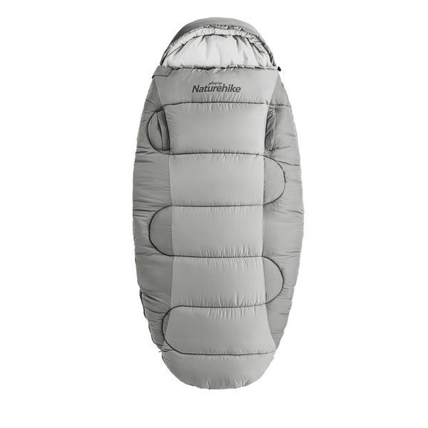 Спальний мішок овальний Naturehike PS300 CNK2350WS026, сірий 6976507664257 фото