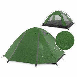 Намет тримісний Naturehike P-Series NH18Z033-P, 210T65D, темно-зелений 6927595762639 фото