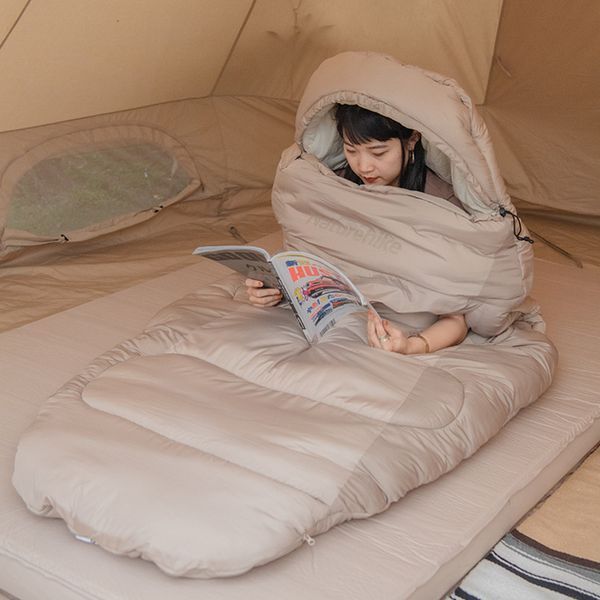Спальний мішок овальний Naturehike PS300 CNK2350WS026, бежевий 6976507664240 фото
