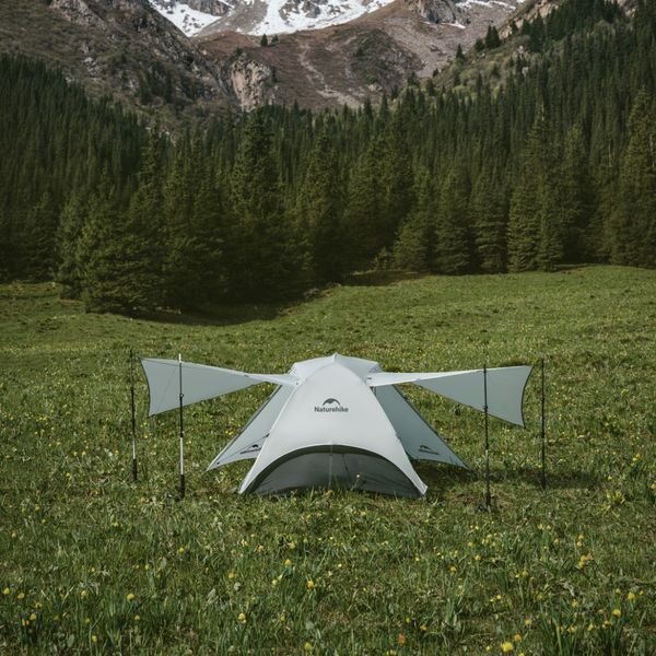 Намет двомісний ультралегкий Naturehike Star River UL CNK2450WS022, сірий 6975641883074 фото