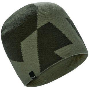 Шапка Salewa PURE REVERSIBLE AM BEANIE 28772 5282 - UNI58 - оливковий 013.012.1644 фото