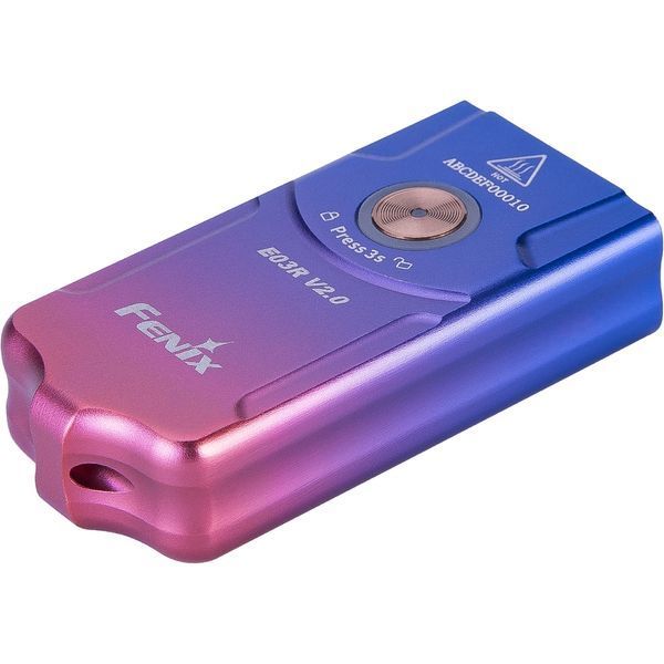 Ліхтар наключний Fenix E03R V2.0, бузковий E03RV20PUR фото
