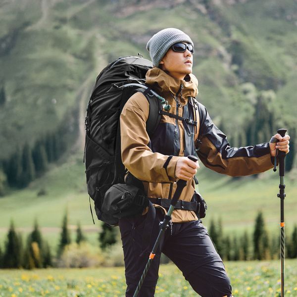 Рюкзак туристичний Naturehike Helium CNK2450XB014, 70 л, чорний, L