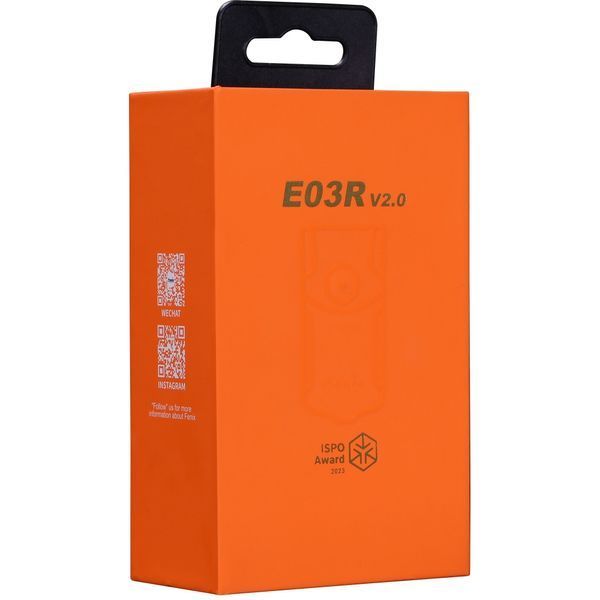 Ліхтар наключний Fenix E03R V2.0, бузковий E03RV20PUR фото