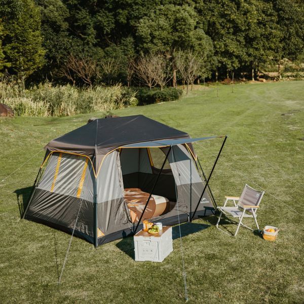 Намет чотиримісний Naturehike Cape Series 5.2 CNK2450WS037, сіро-коричневий 6927595783887 фото