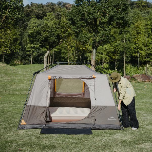 Намет чотиримісний Naturehike Cape Series 5.2 CNK2450WS037, сіро-коричневий 6927595783887 фото