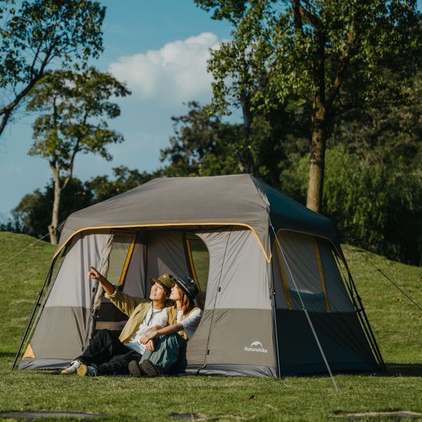Намет чотиримісний Naturehike Cape Series 5.2 CNK2450WS037, сіро-коричневий 6927595783887 фото