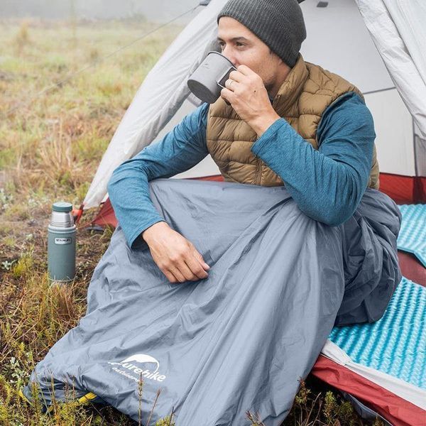 Спальник надлегкий Naturehike Summer LW180 NH21MSD09 правий, (15&deg;C), p-p M, коричневий 6927595777954-R фото