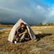 Намет надлегкий одномісний з футпринтом Naturehike Cloud Up 1 Updated NH18T010-T, 20D, сіро-червоний 6927595730522 фото 4