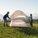 Намет надлегкий одномісний з футпринтом Naturehike Cloud Up 1 Updated NH18T010-T, 20D, сіро-червоний 6927595730522 фото 2