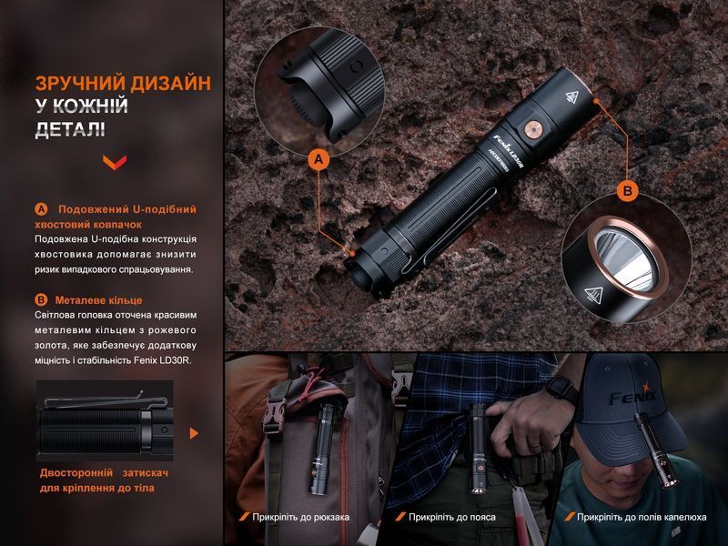 Ліхтар ручний Fenix LD30R LD30R фото