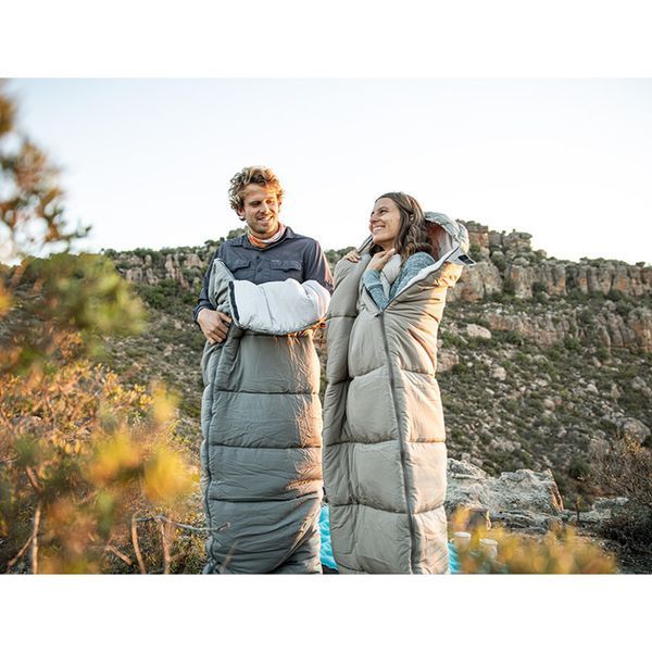 Спальний мішок з капюшоном Naturehike M300 NH20MSD02, зелений, лівий 6975641886686 фото