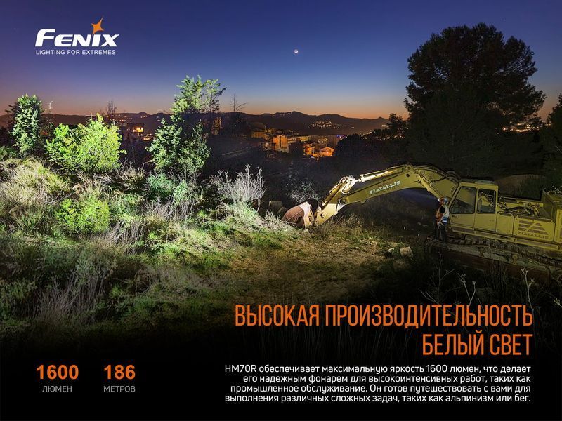 Ліхтар налобний Fenix HM70R