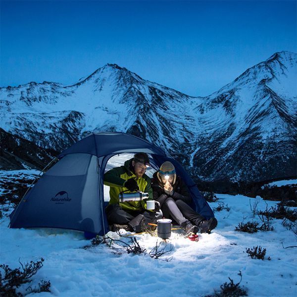 Намет двомісний зі сферичним куполом Naturehike Cloud Peak 2 NH19K240-Y, 15D, темно-синій 6927595736326 фото