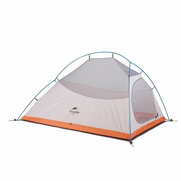 Намет надлегкий двомісний з футпринтом Naturehike Cloud Up 2 Updated NH17T001-T, 210T, помаранчевий 6927595730584 фото