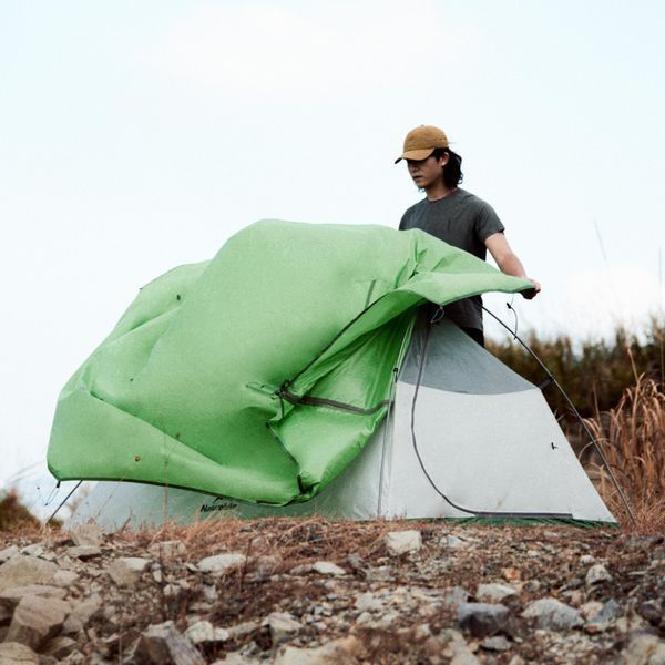 Намет надлегкий одномісний&nbsp;Naturehike Cloud Up Base&nbsp;1 CNK2450WS032, зелений 6927595798614 фото