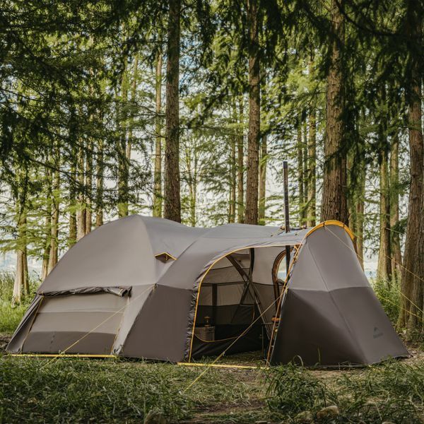 Намет шестимісний Naturehike, KOTA 6, CNK2450WS031, 75D, світло-коричневий 6927595760666 фото