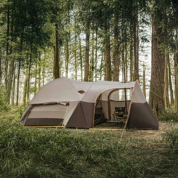 Намет шестимісний Naturehike, KOTA 6, CNK2450WS031, 75D, світло-коричневий 6927595760666 фото