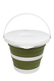 Відро Tribe Water Bucket Lid 5 л силіконове з кришкою T-FJ-0049, terracota terracota / 5 л