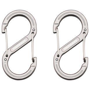 Munkees 3276 карабіни Forged S 6 mm x 60 mm 2-Pack grey 3276-GR фото