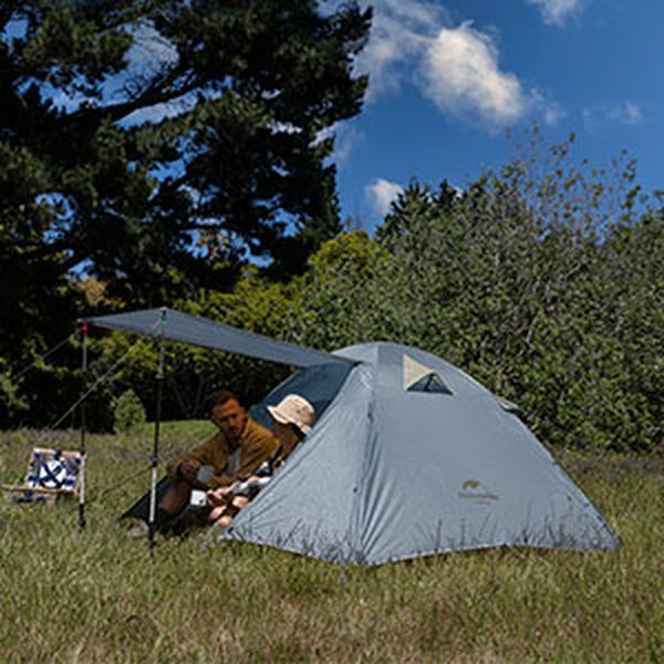 Намет чотиримісний Naturehike P-Series CNK2300ZP028, світлий сірий 6976023920462 фото