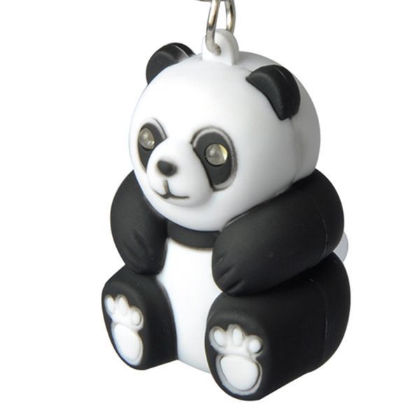 Munkees 1103 брелок ліхтарик Panda LED black-white 1103-BW фото