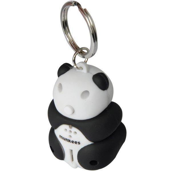 Munkees 1103 брелок ліхтарик Panda LED black-white 1103-BW фото
