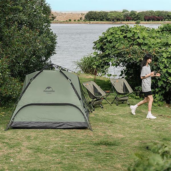 Намет тримісний автоматичний Naturehike NH21ZP008, темно-зелений 6927595777893 фото