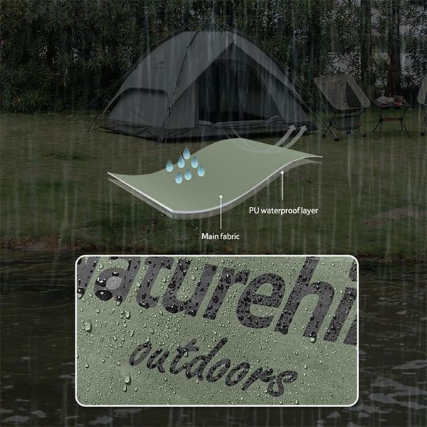 Намет тримісний автоматичний Naturehike NH21ZP008, темно-зелений 6927595777893 фото