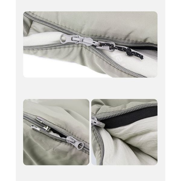 Спальник з капюшоном Naturehike M180 NH20MSD02, лівий, сірий 6975641886655 фото