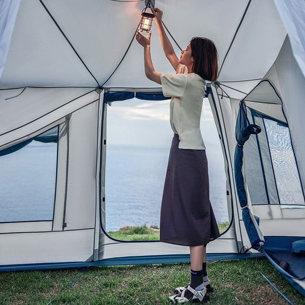 Намет надувний Naturehike CNK2300ZP012, блакитний великий 6976023921001 фото