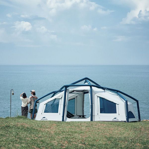 Намет надувний Naturehike CNK2300ZP012, блакитний великий 6976023921001 фото