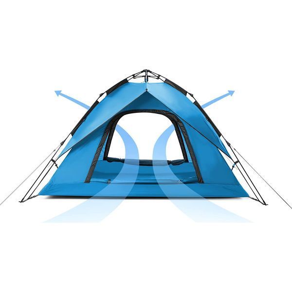 Намет тримісний автоматичний Naturehike NH21ZP008, блакитний 6927595777459 фото
