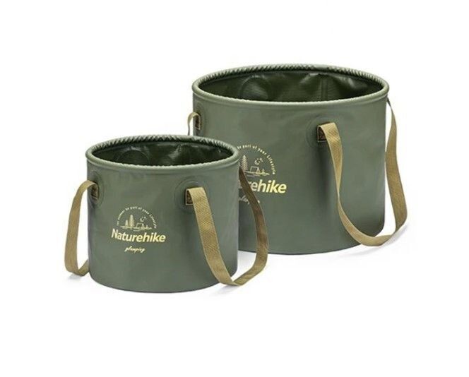 Складане відро для води з ПВХ Naturehike NH20SJ040,&nbsp;20&nbsp;л, зелений