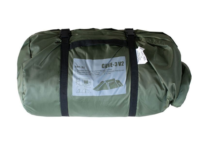 Намет Tramp Cave 3 (V2) зелена (TRT-021-green)
