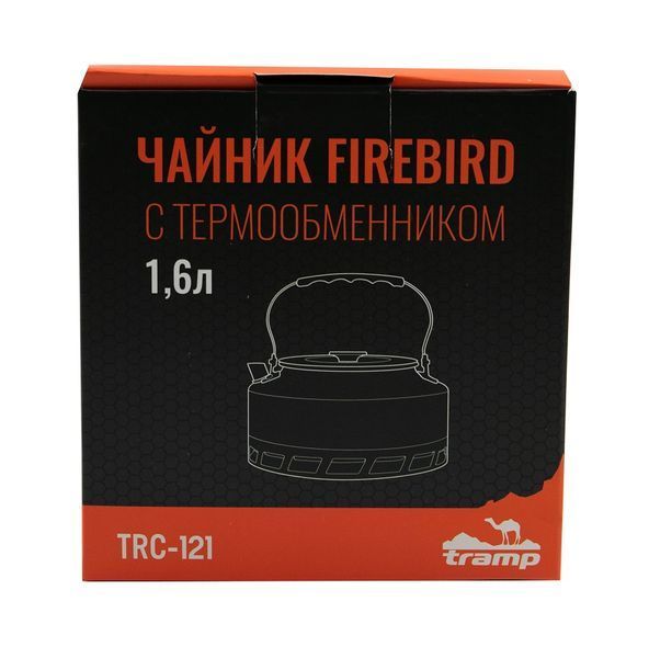 Чайник TRAMP анодований з теплообмінником, 1,6 л (TRC-121) TRC-121 фото