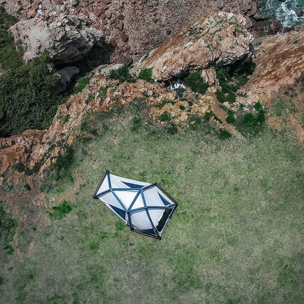 Намет надувний Naturehike CNK2300ZP012, блакитний малий 6976023924002 фото