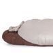 Спальник з натуральним пухом Naturehike Snowbird NH20YD001, p-р M, коричневий 350 г 6927595762127 фото 4