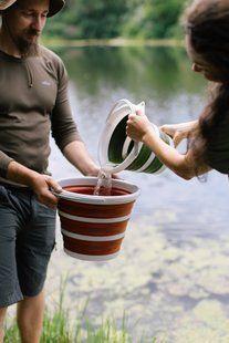 Відро Tribe Water Bucket 5 л силіконове T-FJ-0047, terracota terracota / 5 л