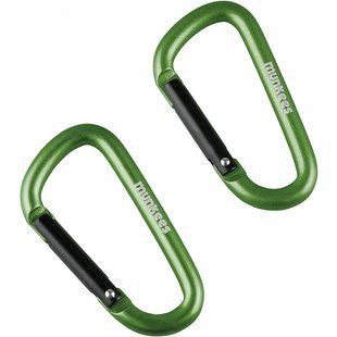 Munkees 3206 карабіни D 6 mm x 60 mm 2-Pack grass green 3206-GG фото