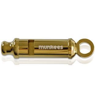 Munkees 3397 брелок-свисток Whistle Bobby gold