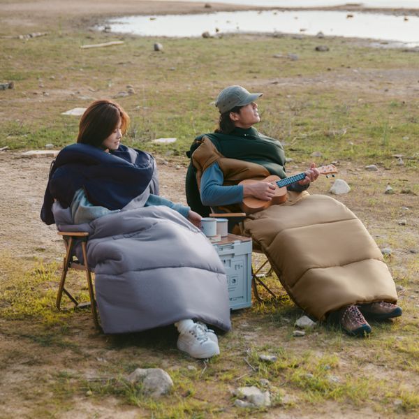 Спальник з капюшоном Naturehike Sunny Day PL02 U350 CNK2550WS028, (6&deg;C), правий, коричнево-зелений 6977465868411 фото
