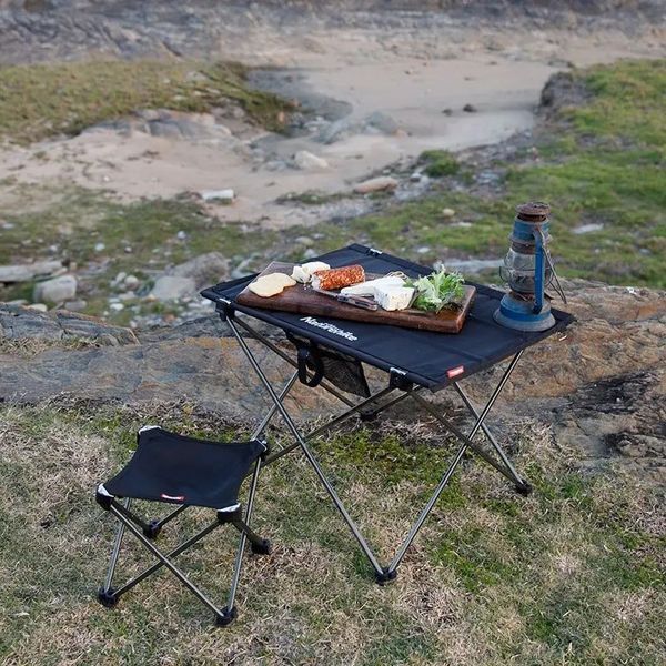 Cтіл розкладний Naturehike NH20JJ020,1680D Oxford / алюміній, Розмір L, бежевий 6927595763438 фото