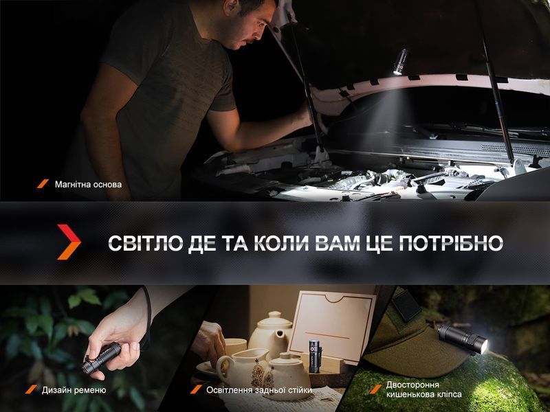 Ліхтар ручний Fenix E18R V2.0 E18RV20 фото